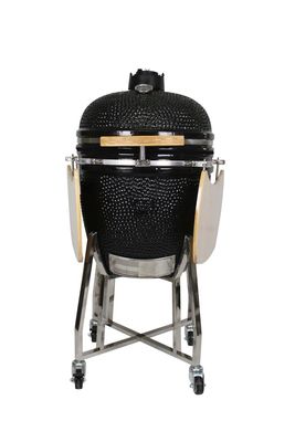 Outdoor 22 Inch Kamado Grill Stainless steel Charcoal Black Color 57cm