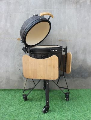 20 Inch Ceramic Kamado Grill Outdoor Matte Black Color 51cm