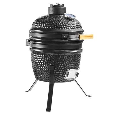 Black Color 32cm 13 Inch Kamado Grill High Degree Fired Resistance