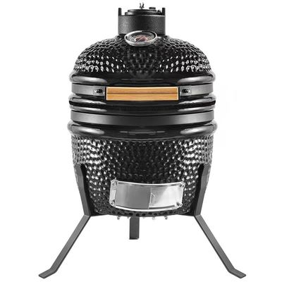 Black Color 32cm 13 Inch Kamado Grill High Degree Fired Resistance