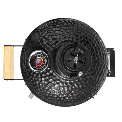 Black Color 32cm 13 Inch Kamado Grill High Degree Fired Resistance