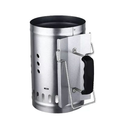 Barbecue Charcoal Chimney Starter Kitchenware Heavy Duty Galvanised Steel