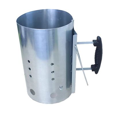 Barbecue Charcoal Chimney Starter Kitchenware Heavy Duty Galvanised Steel