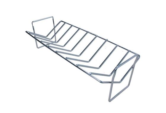42x18x12cm Kamado Grill Accessories Stainless Rib Rack For Smoking And Grilling