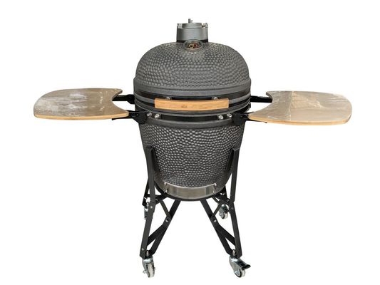 Outdoor 20 Inch Kamado Grill Charcoal Matte Black Color 50cm Kitchenware