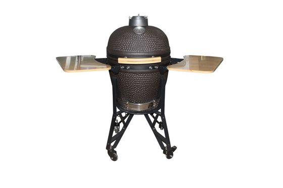 Outdoor 20 Inch Kamado Grill Charcoal Matte Black Color 50cm Kitchenware