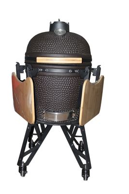 Outdoor 20 Inch Kamado Grill Charcoal Matte Black Color 50cm Kitchenware