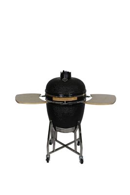 Outdoor 22 Inch Kamado Grill Stainless steel Charcoal Black Color 57cm