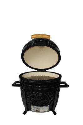 Outdoor Charcoal 16 Inch Kamado Grill Ceramic Black Color 40cm