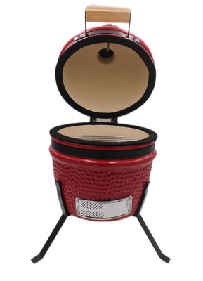 Outdoor Charcoal 13 Inch Kamado Grill Red Color 32cm