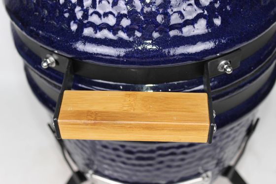 Ceramic 13 Inch Kamado Grill Outdoor Charcoal Navy Color 32cm