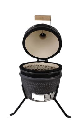 Matt Black 13 Inch Kamado Grill 32cm Ceramic Outdoor