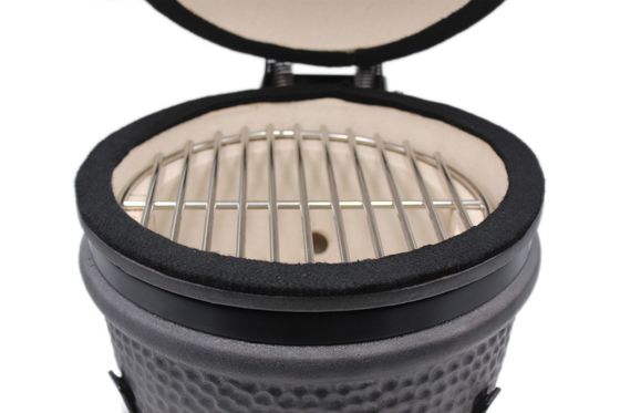 Matt Black 13 Inch Kamado Grill 32cm Ceramic Outdoor