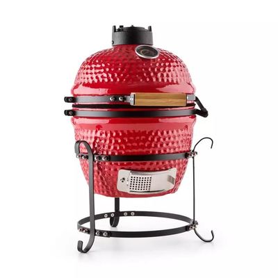 13 Inch 32cm Charcoal BBQ Ceramic Grill Outdoor Black