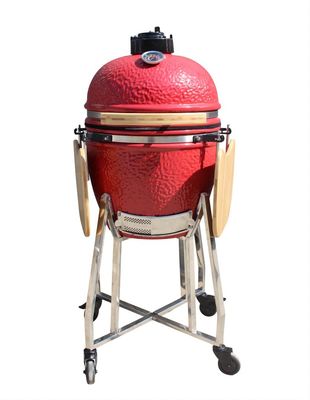 44cm Ceramic Kamado Grill 17 Inch Royal Red Color Kitchenware