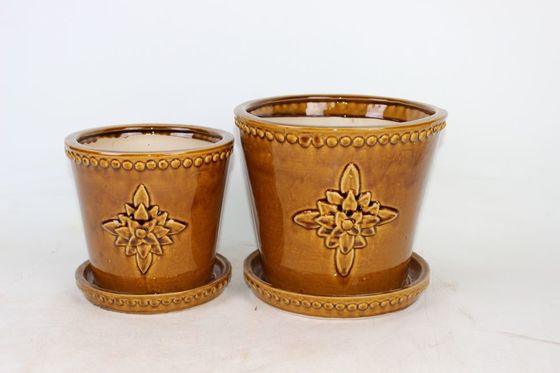 6 Inch And 8 Inch Ceramic Indoor Pots