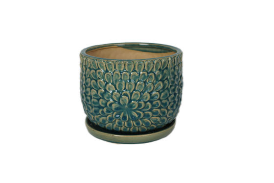 Indoor Ceramic Pots For House Plants 6 Inch And 8 Inch