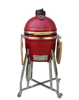 Red Color 39cm 15 Inch Kamado Grill Stainless Steel Kitchenware