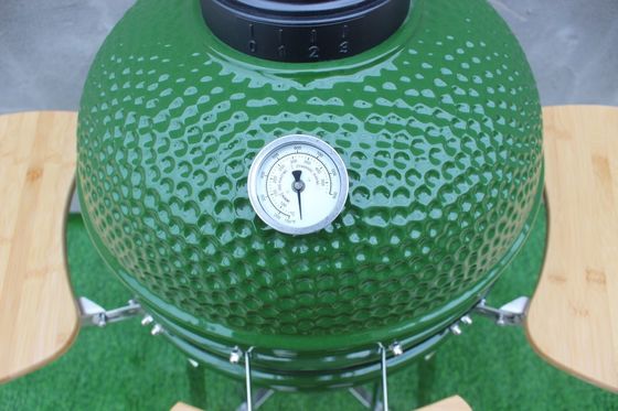 Outdoor 48cm 18 Inch Kamado Grill Green Color Stainless Steel