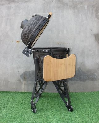 20 Inch Ceramic Barbecue Grill Outdoor Matte Black Color 51cm