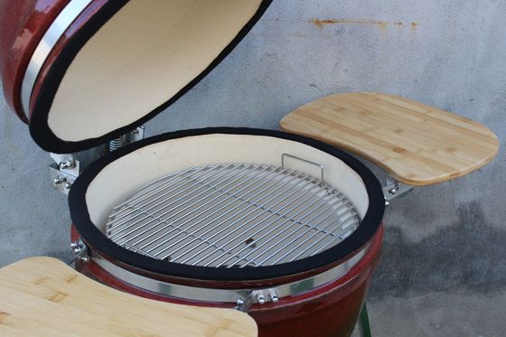 48cm Ceramic Charcoal Grill 18 Inch Tropical Red Color