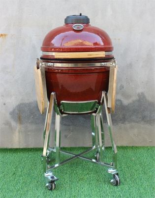 48cm Ceramic Charcoal Grill 18 Inch Tropical Red Color