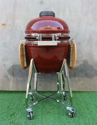 18 Inch Ceramic Kamado Charcoal Grill Tropical Red 48cm