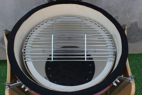 18 Inch Ceramic Kamado Charcoal Grill Tropical Red 48cm