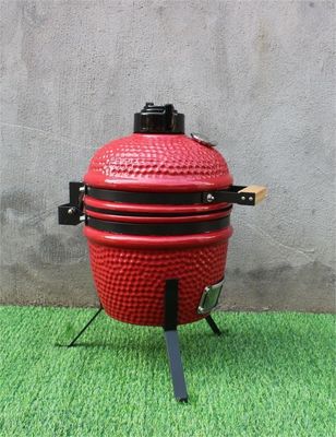 Kitchenware 13 Inch Ceramic Barbecue Grill Outdoor Red