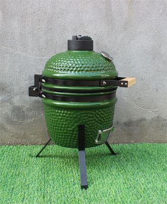 Green Color Outdoor 13 Inch Ceramic Charcoal Cooker 33cm