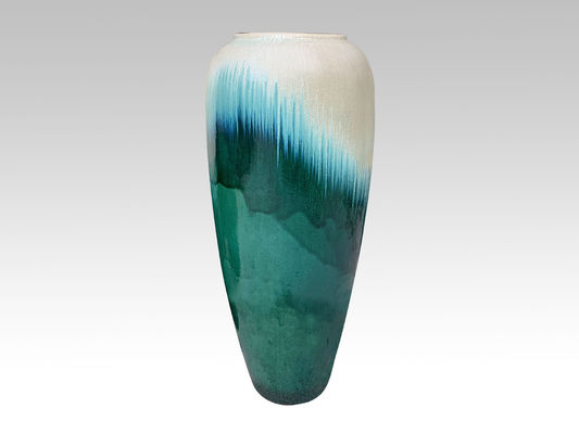 35 Inch Tall Vase Ceramic Outdoor Pot High Fired For Outside N11 - 35&quot;